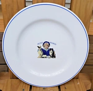 French Ad Plate CREATION C. DE BEAUPRE PETIT MARIN PLATE BISCUITS DE FAMILLE 10" - Imagen 1 de 4