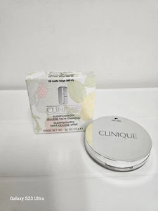 Clinique Superpowder Double Face Makeup #02 Matte Beige (MF-P) NIB 0.35 OZ - Picture 1 of 2