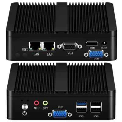 Industrial Mini PC Inter Celeron Processor Support Windows10/11 Deskto Computer - Image 1 of 4