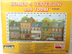 IHC N Scale Homes of Yesterday & Today Building #200-7 Huntington House Kit - Picture 1 of 3