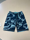 Speedo Mens Swim Shorts Blue Drawstring Mesh Lining Pockets Size Medium. 101