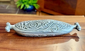 SELTEN Don Drumm MCM Aluminiumguss bedeckt Auflaufform Servierer brutalistische Kunst - Bild 1 von 15