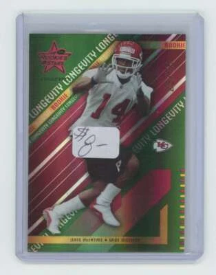 2004 Leaf Rookies & Stars Jeris McIntyre Rookie /75 Kansas City Chiefs #144 - Image 1 of 2