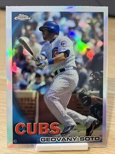 2010 Topps Chrome Refractors Chicago Cubs Baseball Card #124 Geovany Soto (B9) - Picture 1 of 2