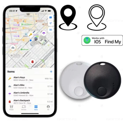 Compatibile Apple Airtag Localizzatore GPS Air Tag Bluetooth per Bagagli Oggetti - Immagine 1 di 4