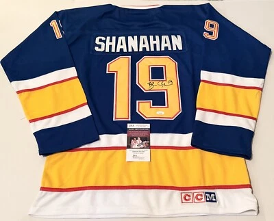 Camiseta firmada por Brendan Shanahan St. Louis Blues autografiada por JSA Foto 1 de 4