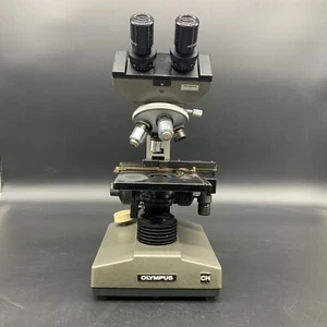 Olympus CH Japan 272441 Binocular Microscope WF10X Eyes - Picture 1 of 20
