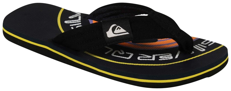 Sandalia Quiksilver Molokai Layback para niño - Negra 1 - Nueva Foto 1 de 1