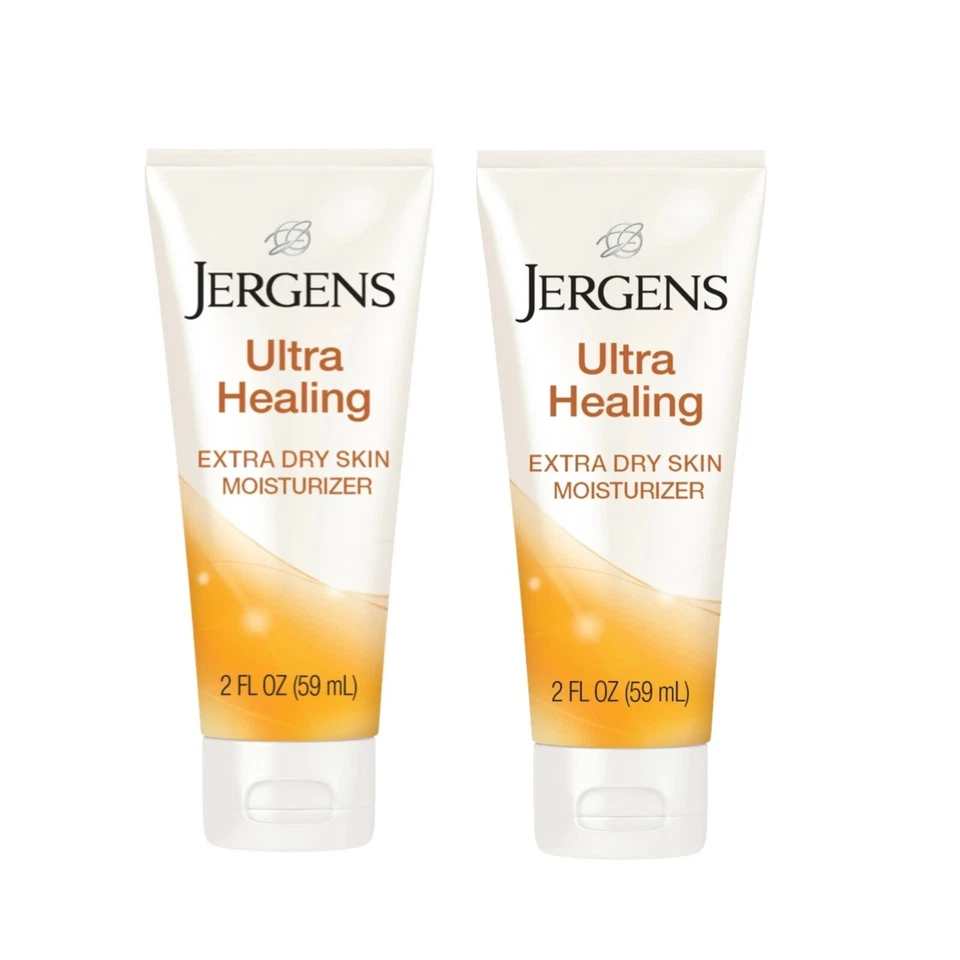 Paquete de 2 lociones hidratantes para manos y cuerpo Jergens Ultra Healing para piel seca, 2 fl oz Foto 1 de 1