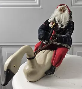 "De colección/RARA CASA DE HADEN SANTA MONTANDO EN UN CISNE 12""" - Imagen 1 de 8