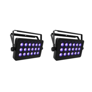 Pair of 2x Chauvet DJ LED Shadow 2 ILS UV Blacklight - Picture 1 of 6