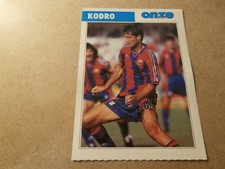 MEHO KODRO, FC BARCELONA, RARE 1995 FOOTBALL ROOKIE CARD WORLD ELEVEN (JT29)