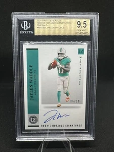 2021 Panini umhüllt Smaragd RNS Jaylen Watdle 06/10 AUTO-10 BGS-9,5 Delfine - Bild 1 von 4