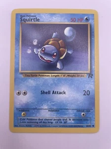 Squirtle - Team Rocket 1999 Pokemon 68/82 Vintage M/Quasi Nuovo - Foto 1 di 4