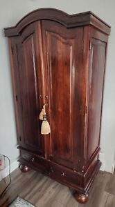 Antique Vintage  Cherry Wood TV Armoire Cabinet Large