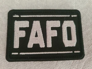 FAFO SARCASTIC AND FUNNY TACTICAL MORALE PATCH HOOK AND LOOP NEW - Picture 1 of 1