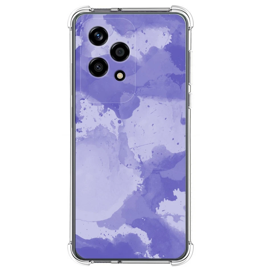 Cover Silicone Anti Colpi per Huawei Honor 200 Lite 5G Disegno Pittura 01 Fondo - Immagine 1 di 1