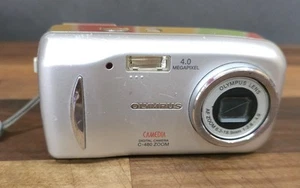 Olympus C-480 Zoom 4.0MP Digital Camera - Silver (Tested/Working) - Picture 1 of 10