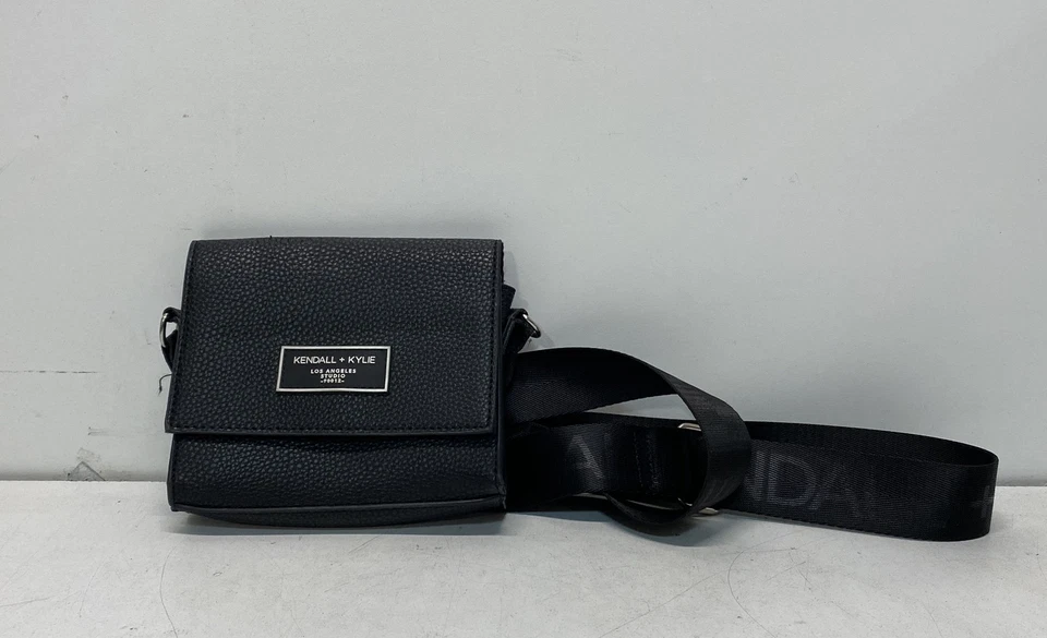 Bolso de mujer Kendall Kylie de lona negro con asa superior Foto 1 de 4