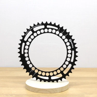 ROTOR Q Ring - BCD 130x5 - (44T) - 11s - Inner Ring - Black - C01-001-17010A-0 - Image 1 of 3