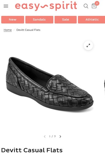 NEW BALANCE Ballerine da donna Devitt casual in pelle nuove con scatola Easy Spirit taglia 7 5 W prezzo al dettaglio consigliato $ 85