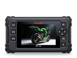 iCarsoft MT V6 for KAWASAKI Motorcycle Bidirectional Diagnostic Scan Tool - Foto 1 di 10