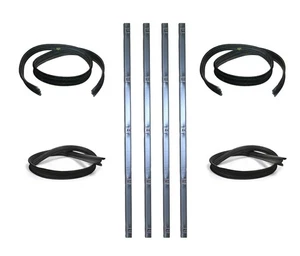 Window Channel and Sweeper Kit for 72-79 Mopar Truck and SUV 8pc kit; WC 7900-10 - Bild 1 von 1