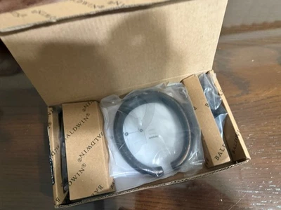 Llamador de puerta de latón macizo estilo anillo Baldwin bronce veneciano 9BR7003-001 Foto 1 de 4