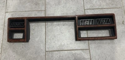 Chrysler Lebaron 1991-1994 velocímetro tablero embellecedor bisel ventilaciones de aire grano de madera OEM Foto 1 de 4
