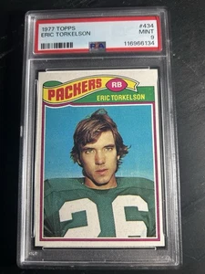 1977 Topps #434 Eric Torkelson PSA 9 Green Bay Packers - Imagen 1 de 2