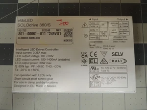 NUEVO Controlador LED eldoLED SOLOdrive 360/S 30W DALI - Programado a 700mA (SLO360S3) - Imagen 1 de 15