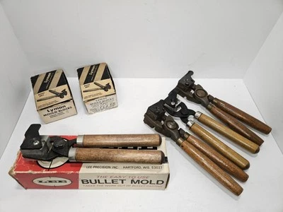 Lee and Lyman Vintage Moldes Bala Gran Lote Plomo Varios Moldes Cajas Guía Foto 1 de 4