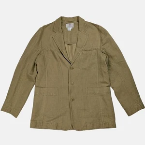 Territory Ahead Chore Blazer Jacke Herren Large Lang Leinen Baumwollmischung Oliv - Bild 1 von 12
