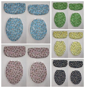 Hummingbirds Toilet Seat Lid and Tank Cover Set - Picture 1 of 7