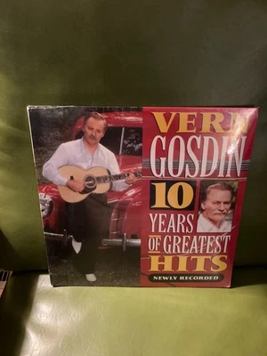 VERN GOSDIN: 10 Years of Greatest Hits LP Vinyl 1990 Columbia Records Sealed! - Image 1 of 2