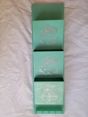 Clasificador de llaves y notas de plástico vintage Estate FESCO decoración de montaje en pared años 60 Foto 1 de 4