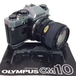 OLYMPUS OM10 with 28-70mm Zoom Lens, 35mm Film SLR Camera Tested Working - Picture 1 of 24