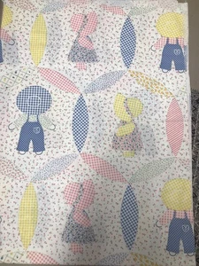 Vintage Spring Mills Cheater Cloth Sunbonnet Sue Calico - Bild 1 von 6