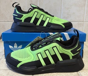 Adidas NMD V3 Boost Zapatos Para Hombre Ultra Negro Verde FZ6495 Tenis Talla 10 - Imagen 1 de 5