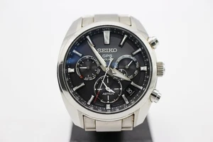 SEIKO ASTRON 5X53-0AJ0 01 5X Dual Time Men's Solar Radio-Controlled GPS Watch - Picture 1 of 10