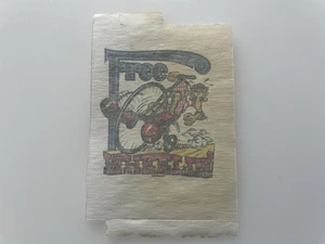 Vintage FREE WHEELIN Iron-On Transfer unused #2 - Picture 1 of 3