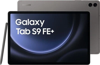 Samsung Galaxy Tab S9 FE+ 5G + Wi-Fi . 12.4 Tablet 128GB Grau Grey - Wie Neu - Bild 1 von 4