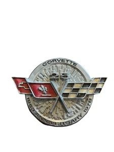 OEM GM 1978 Chevrolet Corvette 25th Anniversary Gas Lid Emblem - Bild 1 von 2