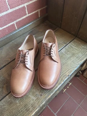 Alden 9501 - Natural CXL Plain Toe Blucher (Used excellent condition) - Image 1 of 4