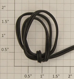Acme 0626-933 #22-Calibro 2 Conduttori Filo Nero Venduto dal Piede - Foto 1 di 1