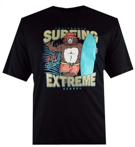 Espionage Camiseta Extrema De Surf Para Hombre T395 En Negro, 2XL-8XL - Imagen 1 de 15
