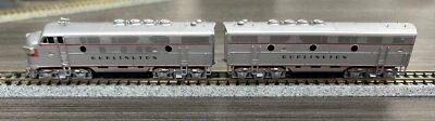 Hallmark Models N Brass EMD F3 Phase II A&B Locomotive Set CB&Q LNIB! - Image 1 of 4