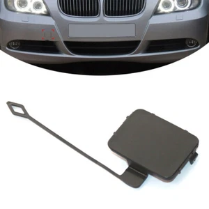 For BMW E90 E91 318i 320i 328i 330i Primed Front Bumper Tow Eye Hook Cover Cap - Picture 1 of 8