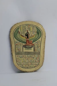 Old-fashioned wall relief of ISIS goddess of protection and Magic with her wings - Picture 1 of 1