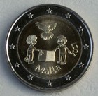 2 Euro Gedenkmünze Malta 2017 Solidarität und Frieden unz.